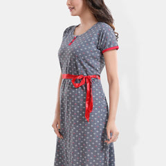 Be You Ethnic Motifs Printed T Shirt Nightdress