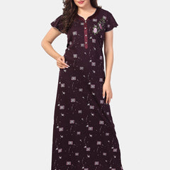 Be You Printed Maxi Nightdress