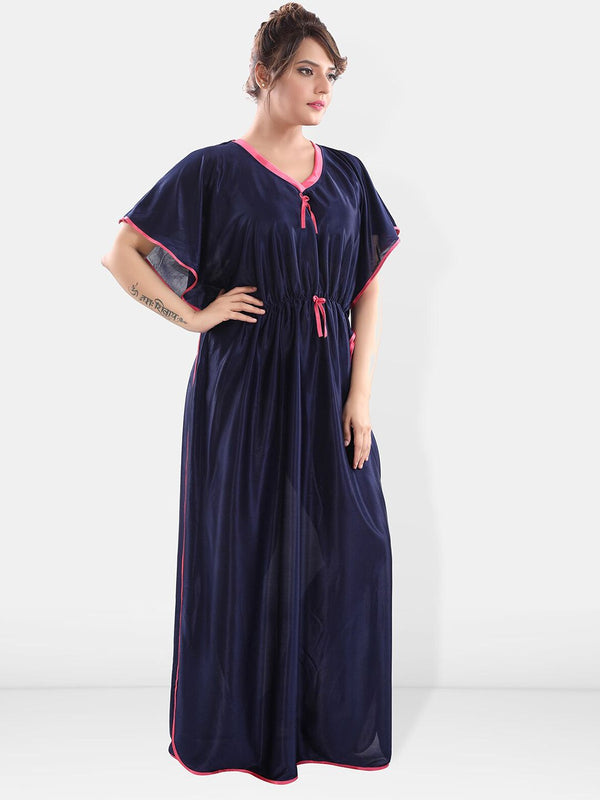 Be You Maxi Satin Kaftan Nightdress