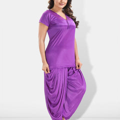 Be You 6 Pieces Satin Maxi Nightdress Set With Robe And Lingerie Set