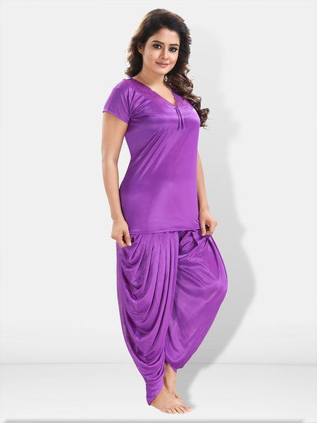 Be You 6 Pieces Satin Maxi Nightdress Set With Robe And Lingerie Set