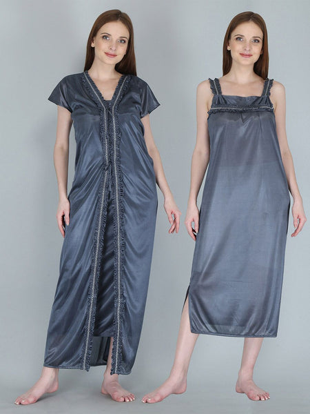 Be You Grey Maxi Nightdress