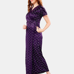 Be You Satin Maxi Nightdress With Robe