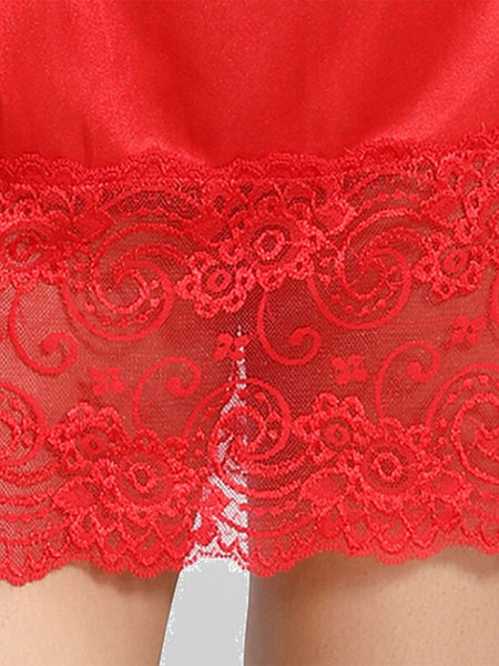 Be You Self Design Shoulder Straps Satin Baby Doll