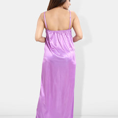 Be You Pack Of 6 V-Neck Satin Maxi Wrap Nightdress