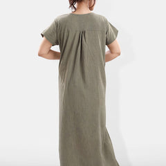 Be You V Neck Maxi Nightdress