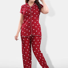 Be You Women Graphic Printed Night suit