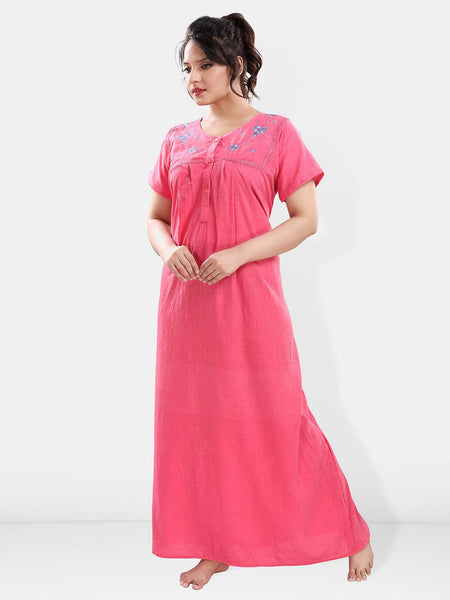 Be You V Neck Maxi Nightdress