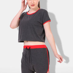 Be You Solid Cotton Blend Night suit
