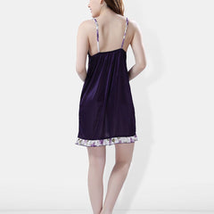 Be You Printed Nightdress With Robe