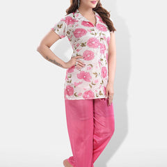 Be You Women Floral Printed Night suit