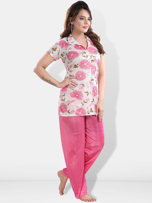 Be You Women Floral Printed Night suit