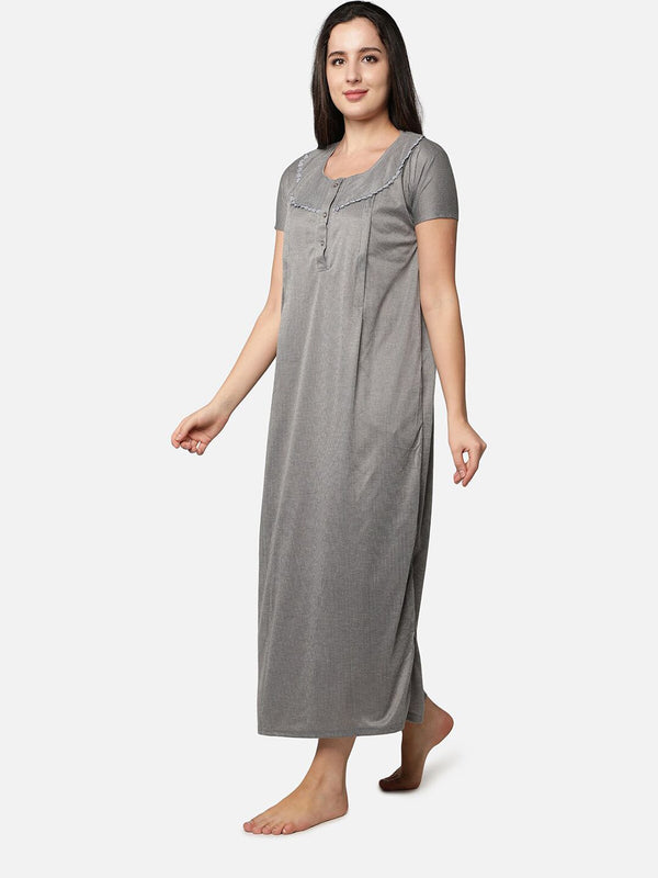 Be You Striped Maternity Maxi Nightdress
