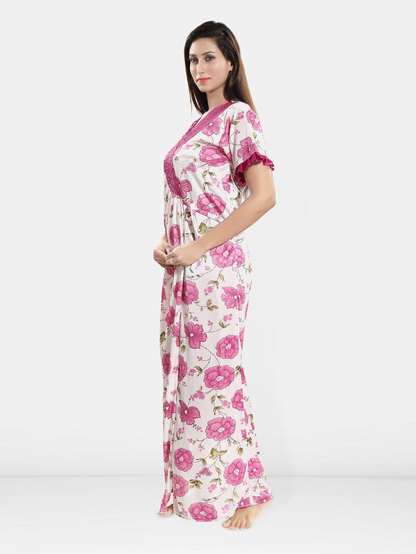 Be You Floral Printed Maxi Nightdress