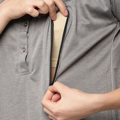 Be You Striped Maternity Maxi Nightdress