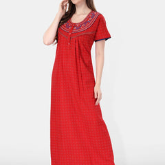 Be You Embroidered Maxi Nightdress