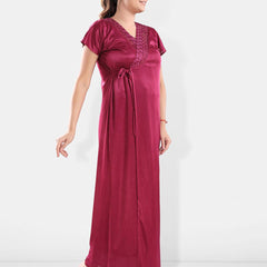Be You Satin Maxi Nightdress With Robe