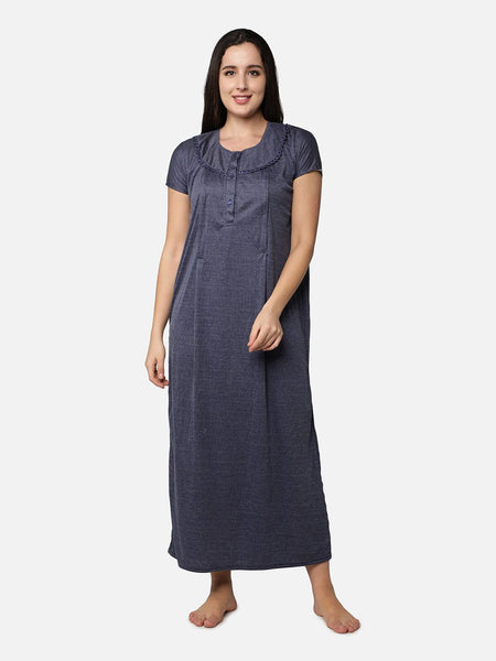 Be You Striped Maternity Maxi Nightdress