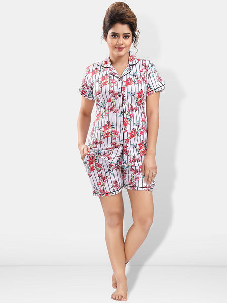 Be You Floral Printed Night Suit