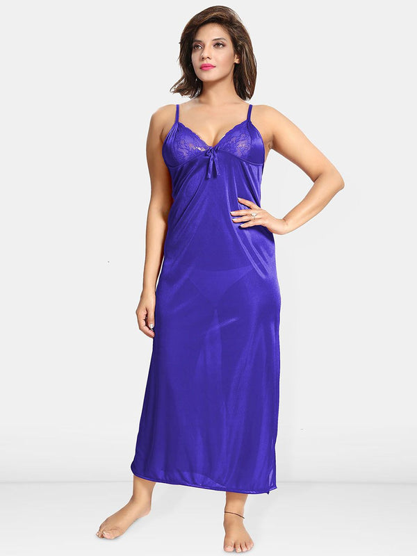 Be You Women Pack of 2 Nighty with Robe Nightdress