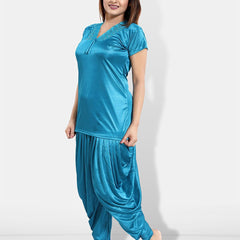 Be You 6 Pieces Satin Maxi Nightwear Set