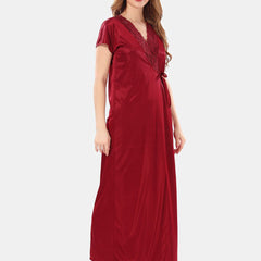Be You Satin Maxi Nightdress With Robe