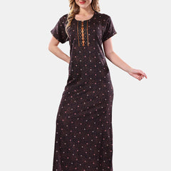 Be You Geometric Printed Maxi Nightdress