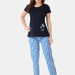 Be You Printed Maternity Night Suit