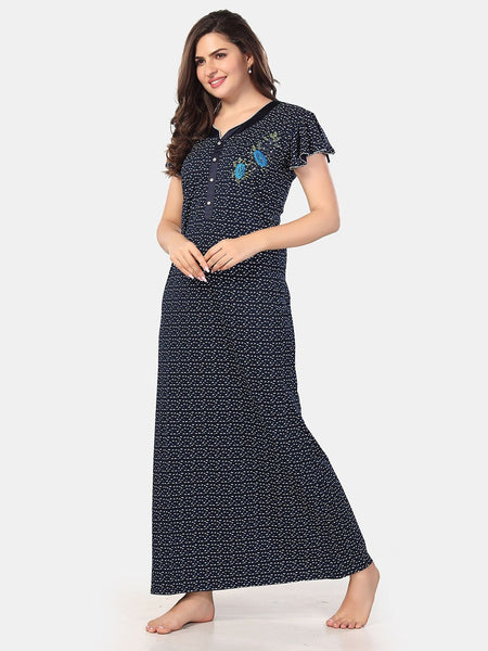 Be You Printed Maxi Nightdress
