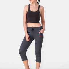 Be You Women Solid Cotton Three Fourth-Length Tights