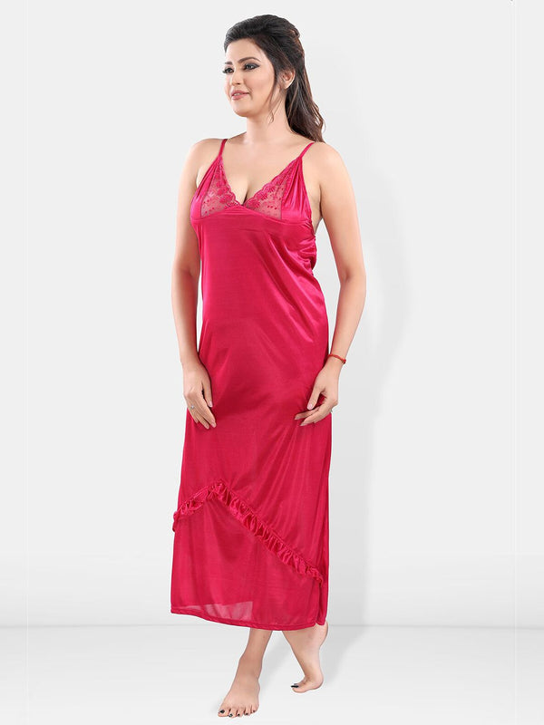 Be You Satin Maxi Nightdress With Robe
