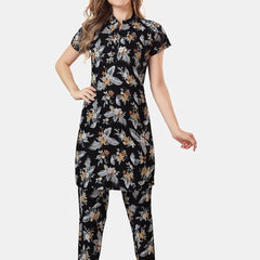 Be You Floral Printed Night Suit
