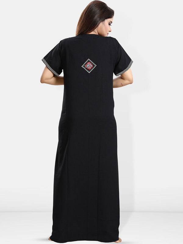 Be You Embroidered Maxi Nightdress