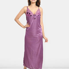 Be You Women Conversational Printed Maxi Nightdress With Robe