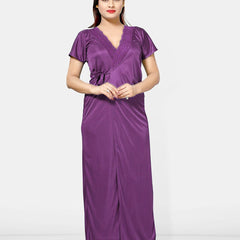 Be You Pack Of 4 Satin Maxi Nightdress
