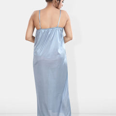 Be You Maxi Satin Wrap Nightdress With Robe