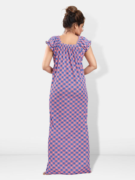 Be You Floral Printed Satin Maxi Nightdress