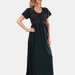 Be You Round Neck Maxi Nightdress
