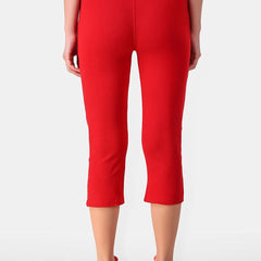 Be You Women Solid Three Fourth-Length Gym Tights