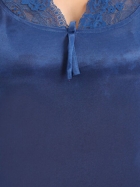 Be You 6 Pieces Satin Maxi Nightdress Set With Robe And Lingerie Set