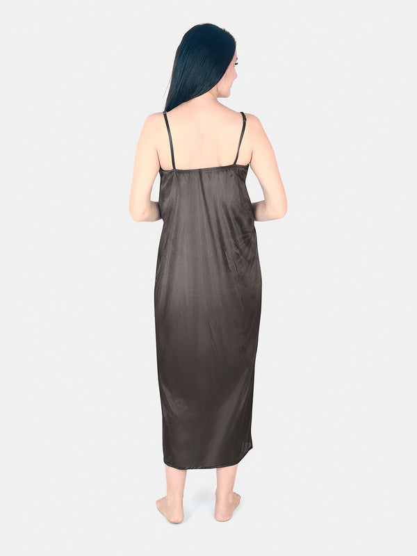 Be You Floral Lace Satin Maxi Nightdress With Robe
