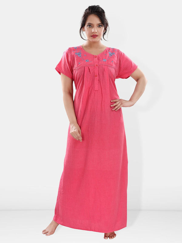 Be You V Neck Maxi Nightdress