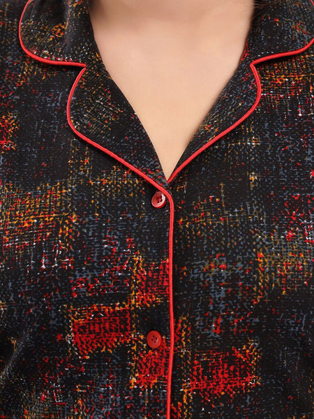 Be You Abstract Printed Night suit