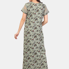 Be You Floral Printed Maxi Nightdress