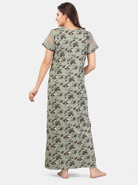 Be You Floral Printed Maxi Nightdress
