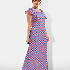 Be You Floral Printed Satin Maxi Nightdress