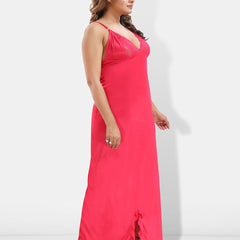 Be You 6 Pieces Satin Maxi Nightdress Set With Robe And Lingerie Set