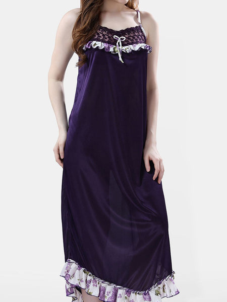 Be You Satin Midi Nightdress