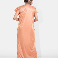 Be You Maxi Satin Wrap Nightdress With Robe
