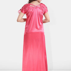 Be You V-Neck Satin Maxi Nightdress